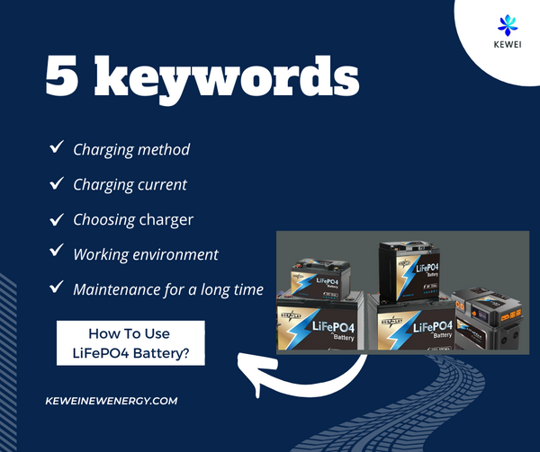 5 tips about how to use and maintain a LiFePO4 battery safely